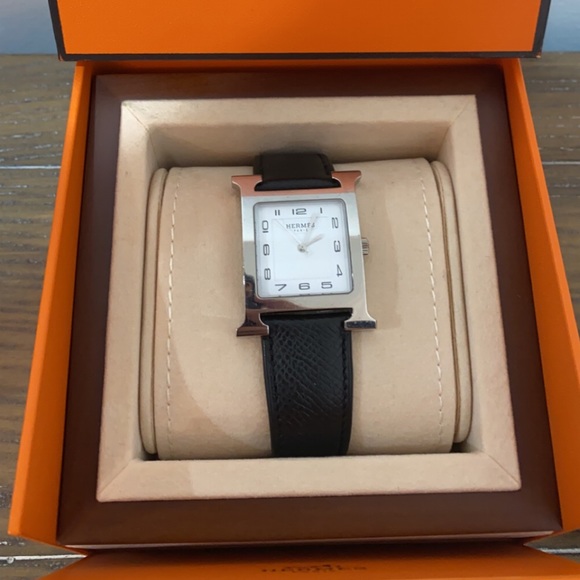 Hermès Heure H Watch, 30.5 x 30.5 MM